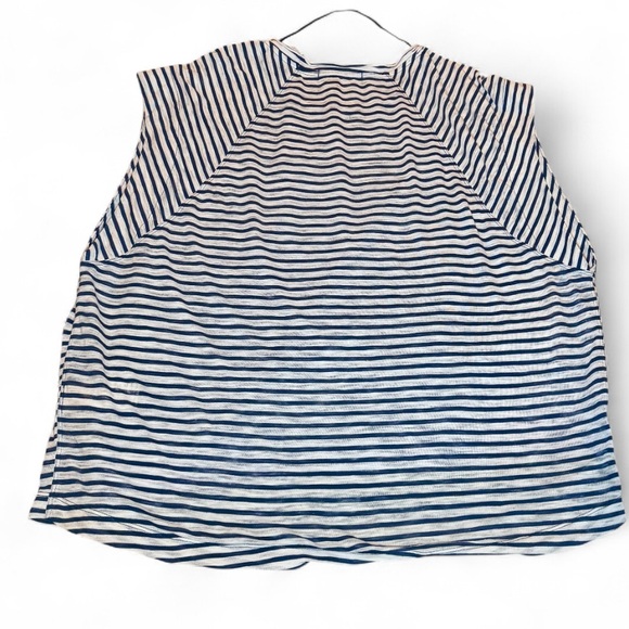 We The Free Striped Blue & White Halo Nautical  Tee, ladies size S 2 for $30 - Picture 5 of 11